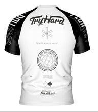 Load image into Gallery viewer, V2 Rashguard Try Hard Millenium White
