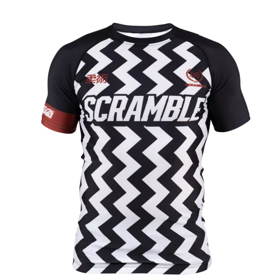 Scramble Ranked Rashguard V5- Schwarz