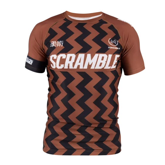 Scramble Ranked Rashguard V5- Marrón