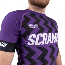 Load image into Gallery viewer, Scramble Ranked Rashguard V5- Purple
