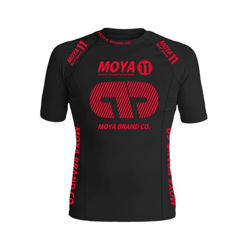 Rashguard Team Moya 23 Manga court - noir