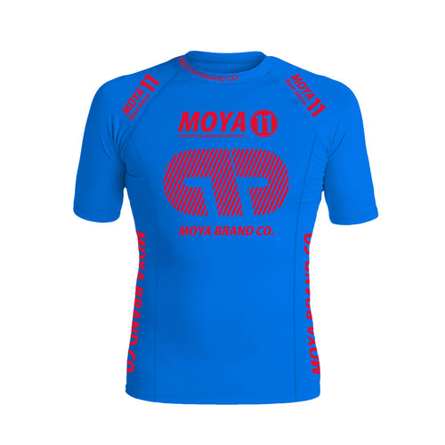 Rashguard Team Moya 23 Short Sleeve - Blue