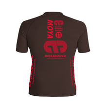 Carregar imagem no visualizador da galeria, Equipe Rashguard Moya 23 Manga curta - Brown
