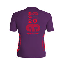 Cargar imagen en el visor de la galería, Rashguard Team Moya 23 Manga Corta - Morado
