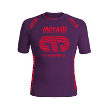 Load image into Gallery viewer, Rashguard Team Moya 23 short manga - purple
