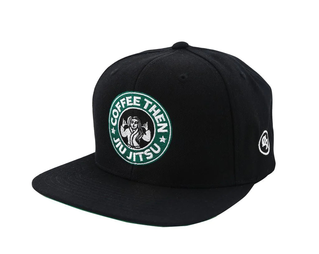 Choke Republic Coffee Coffee Snapback Hat-Black