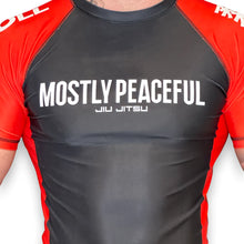 Cargar imagen en el visor de la galería, Mostly Peaceful Rash Guard
