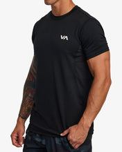 Load image into Gallery viewer, VA Sport Vent - Short manga top for men -black
