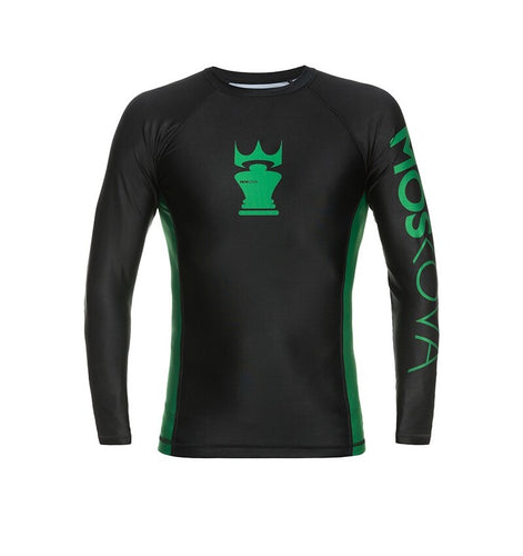 2022 Rashguard Moskova Training Top-Manga Green Black