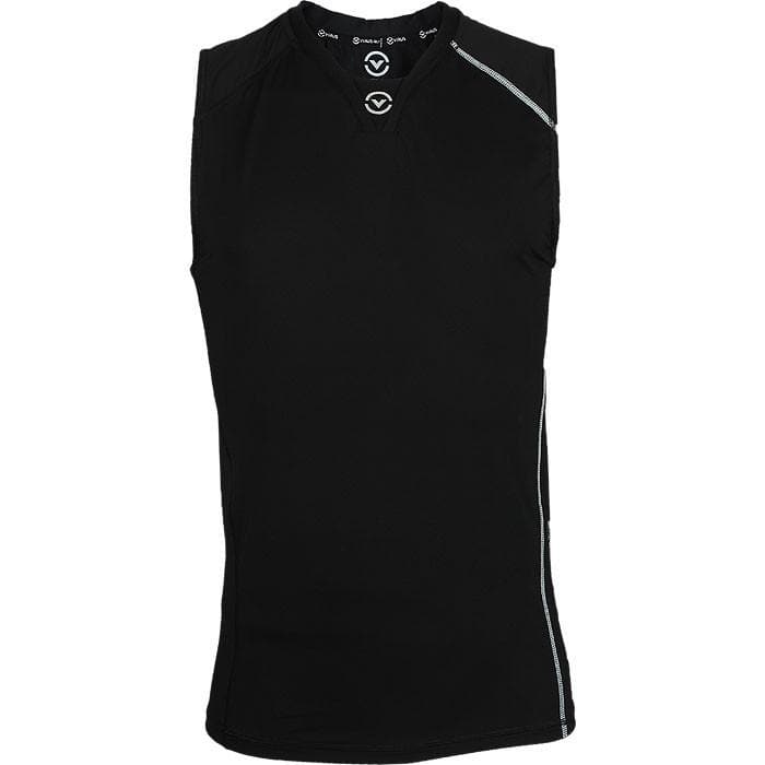 Rashguard Virus Bleib coole Kompression V -Neck -Hemd - Ärmel