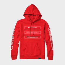 Carregar imagem no visualizador da galeria, Moya Brand Red Euros Hoodie - StockBJJ
