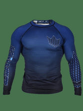 Carregar imagem no visualizador da galeria, Kingz Crown 3.0 Ranked Rash Guard- Azul - StockBJJ
