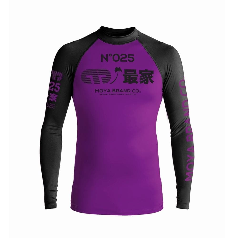 Moya Brand Rashguard Aventador Manga Larga IV - Morado - StockBJJ