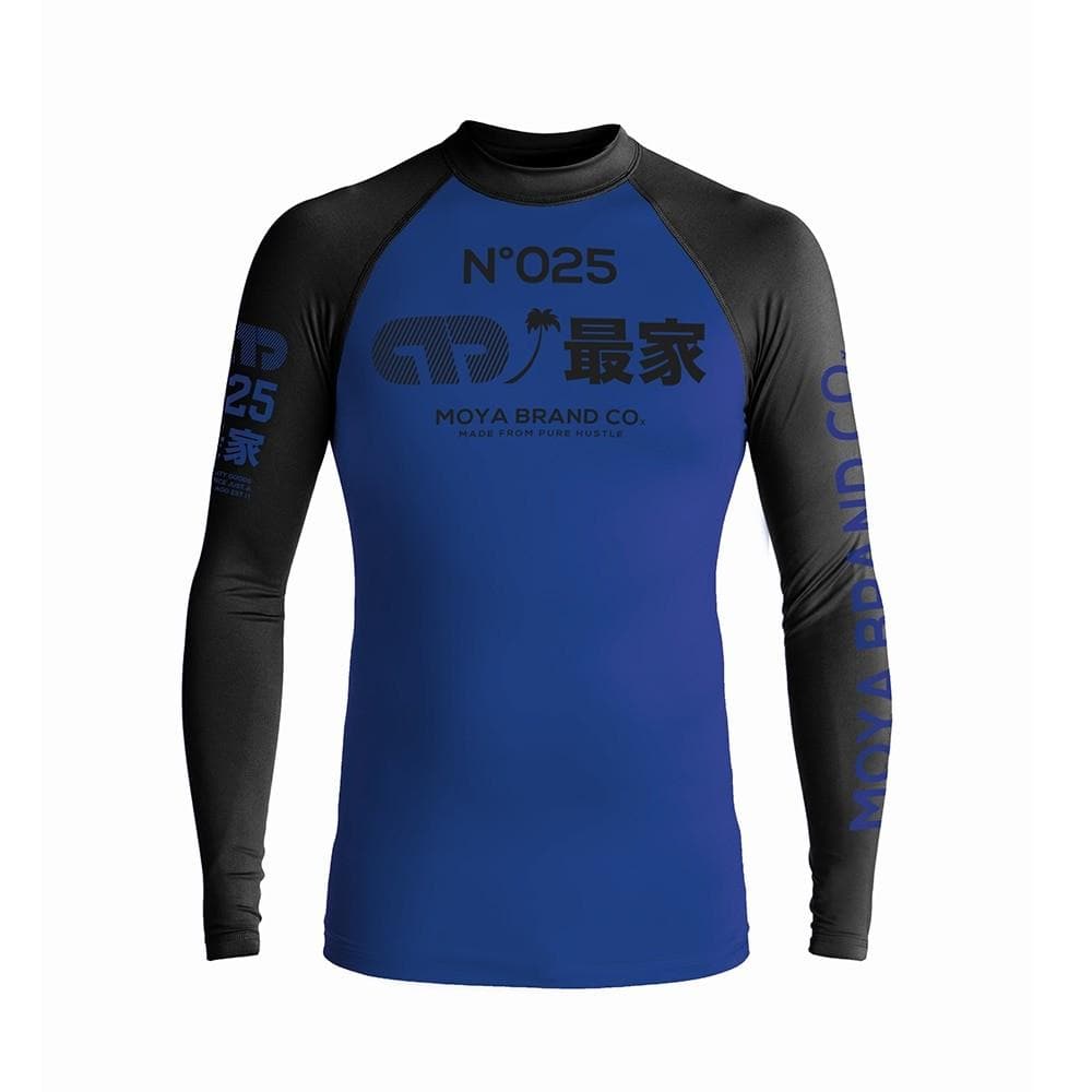 Moya Brand Rashguard Aventador Manga Larga IV - Azul - StockBJJ