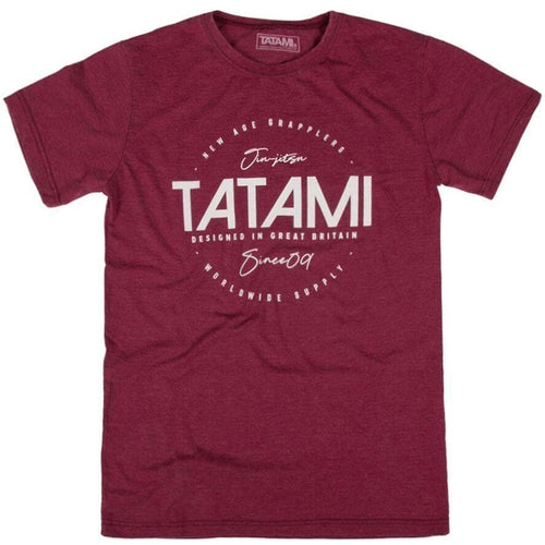 Tatami Worldwide Supply Washed T-Shirt- Bordeaux