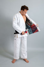 Cargar imagen en el visor de la galería, Kimono Akashio Limited Edition Jiu Jitsu Gi- Blanco - StockBJJ
