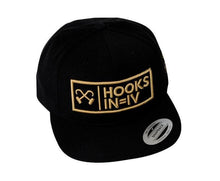 Cargar imagen en el visor de la galería, Kingz Hooks in  IV Snapback- Negro - StockBJJ
