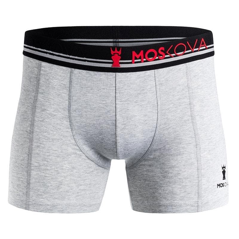 Boxer Moskova M2 Algodón - Heather Grey Stripe - StockBJJ