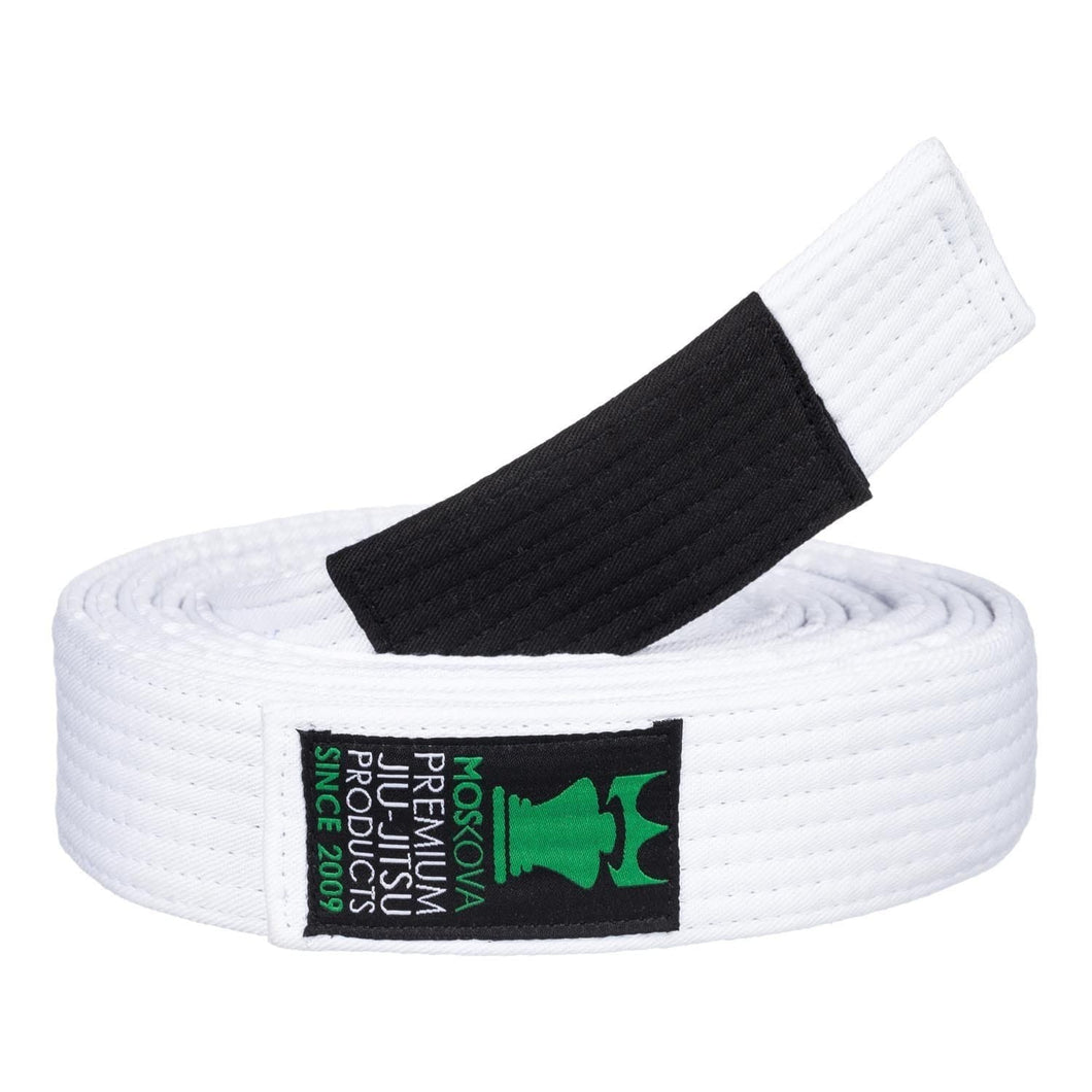 Cinturón BJJ MOSKOVA- Blanco - StockBJJ