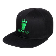 Load image into Gallery viewer, Corpo Crown Hat MOSKOVA- Negro- Verde - StockBJJ
