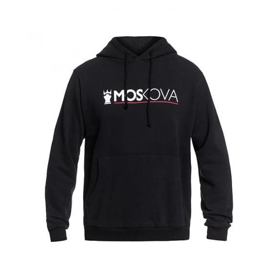 Moskova Performance Hoodie- Negro- Blanco - StockBJJ