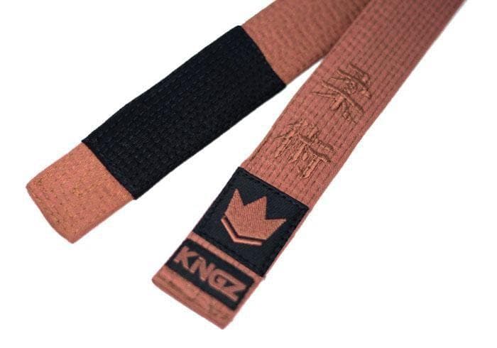 Cinturones Kingz Reign Supreme- Marrón - StockBJJ