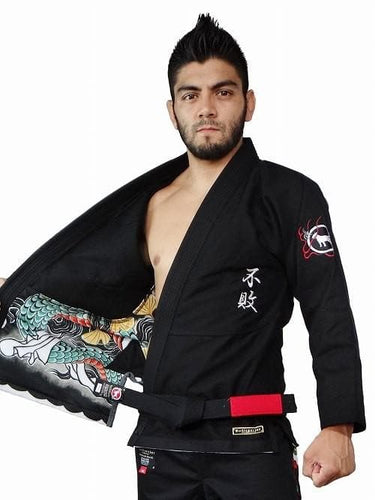 Kimono BJJ (GI) BULLTERRIER FUHAI - Schwarz