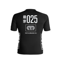 Load image into Gallery viewer, Team Moya Rashguard  Manga Corta - Negro - StockBJJ
