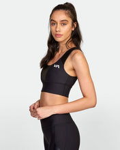 Cargar imagen en el visor de la galería, RVCA Matte Shine Bra- Negro - StockBJJ
