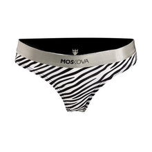 Charger l&#39;image dans la galerie, Moskova MP3 Thong Zebra - StockBJJ
