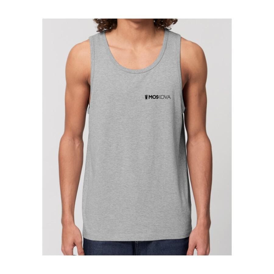 Moskova Tank Top Light Heather Grey - StockBJJ