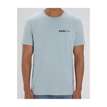 Carregar imagem no visualizador da galeria, Moskova Tee Back Round Azul Claro-Negro - StockBJJ
