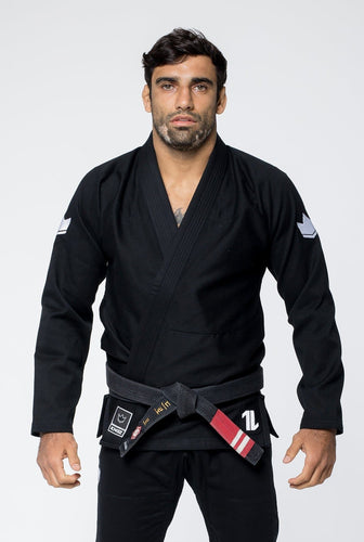 BJJ Gi - Kingz The One Kimono- Black- WHITE BELT INCLUDED
