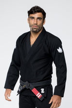 Cargar imagen en el visor de la galería, Kimono Kingz The One- Negro- CINTURON BLANCO INCLUIDO - StockBJJ
