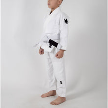 Charger l&#39;image dans la galerie, Kimono Kingz Kid´s The One Blanco con cinturón blanco - StockBJJ
