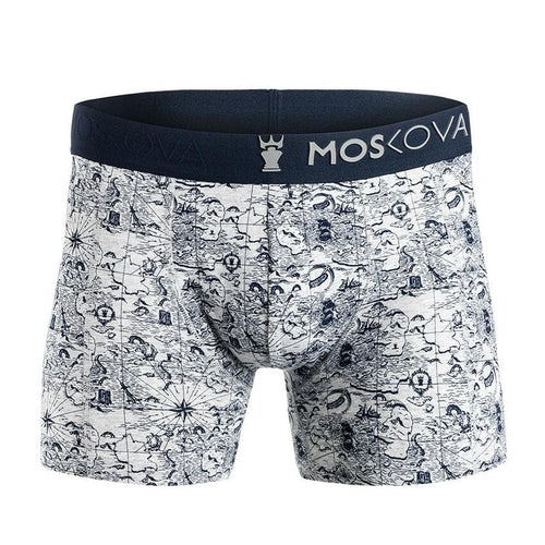 Boxer Moskova M2 Cotton - Mapa Cinza
