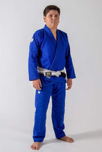 Load image into Gallery viewer, Kimono BJJ (Gi) Kingz Kid´s The One Azul con cinturón blanco
