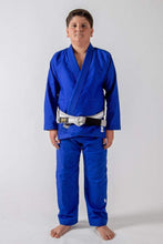 Load image into Gallery viewer, Kimono BJJ (Gi) Kingz Kid´s The One Azul con cinturón blanco
