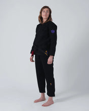 Charger l&#39;image dans la galerie, Kimono bjj (gi) kingz la seule femme - l&#39;édition -negro
