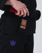 Charger l&#39;image dans la galerie, Kimono bjj (gi) kingz la seule femme - l&#39;édition -negro
