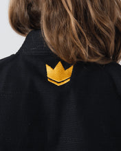 Charger l&#39;image dans la galerie, Kimono bjj (gi) kingz la seule femme - l&#39;édition -negro
