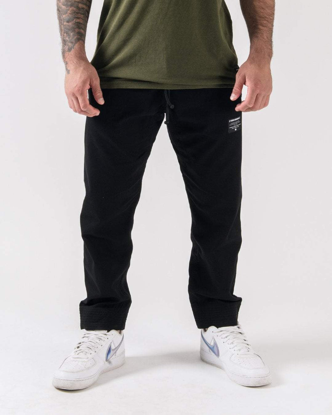 Kingz Casual Cotton Gi Pant- Negro