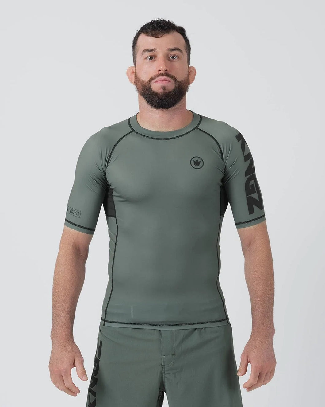 Rashguard Kingz Kore v2 à manches courtes - vert