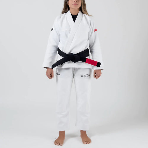 Kimono BJJ (GI) Maeda Red Label 3.0 Branco para mulheres - Cinturão Branca incluída