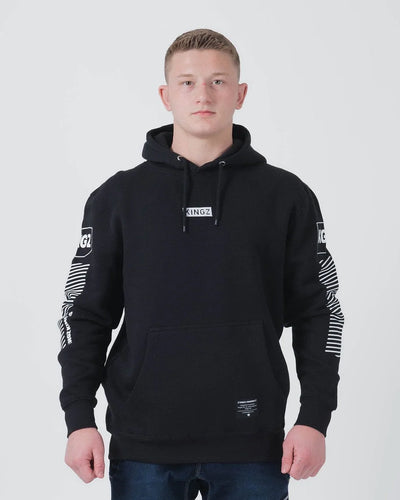 Kingz Slant Bar Pullover Pullover Hoodie - Black