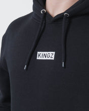 Load image into Gallery viewer, Kingz Slant Bar Pullover Hoodie- Black
