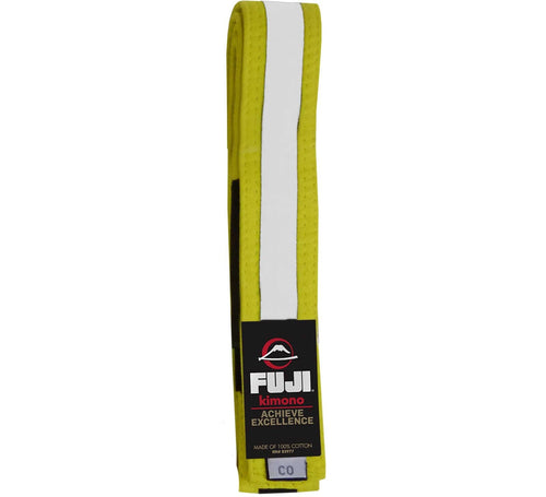 BJJI Children Bji Belts - Yellow -White