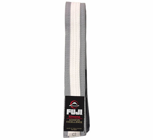 BJJI Children Bji Belts - Gray -Blanco