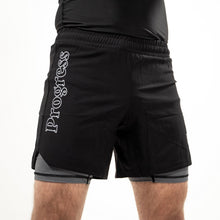Charger l&#39;image dans la galerie, Progress - Shorts de grappling hybrides - noir
