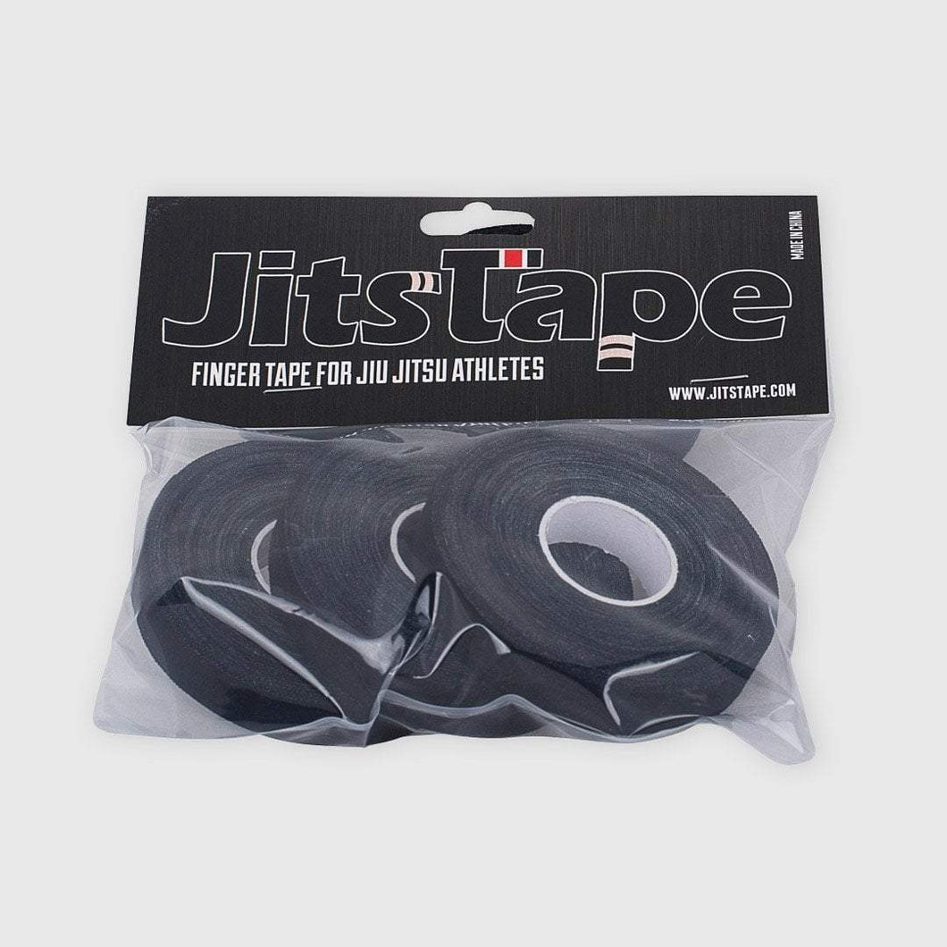 Cinta para Dedos JitsTape - 3 Rollos de 12,7 mm x 13,72 metros - NEGRO